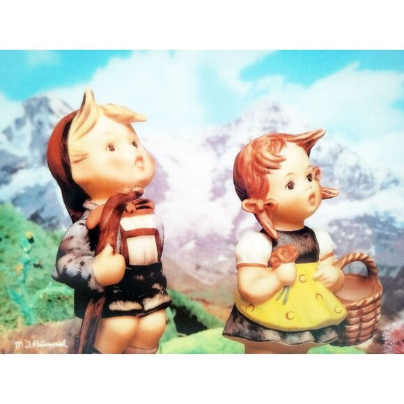 MJ Hummel Little Explorers Plate Little Companions Limited Edition 1989 8 Inch - Picture 4 of 10